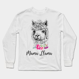 Mama Llama Long Sleeve T-Shirt